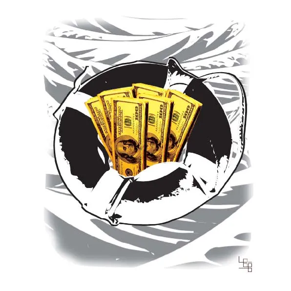 Editorial illustration for Gazeta Mercantil, digital, 2005-2006