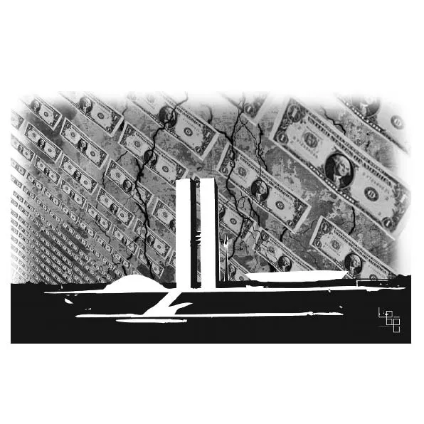 Editorial illustration for Gazeta Mercantil, digital, 2005-2006