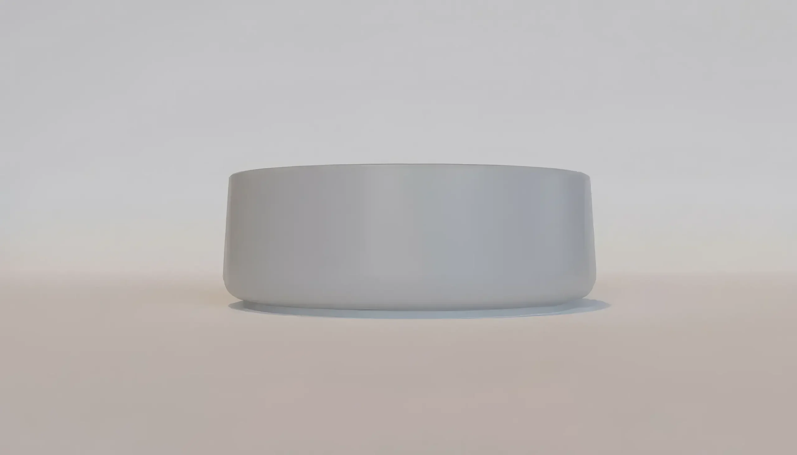 Konkrë — cuba de concreto, render 3D