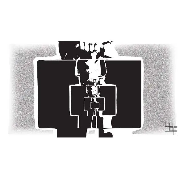 Editorial illustration for Gazeta Mercantil, digital, 2005-2006