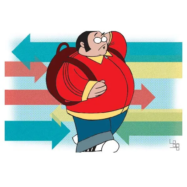 Editorial illustration for Gazeta Mercantil, digital, 2005-2006