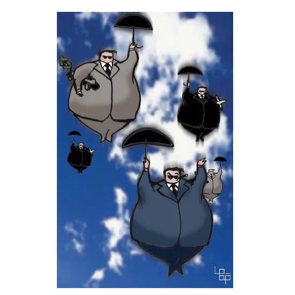 Editorial illustration for Gazeta Mercantil, digital, 2005-2006