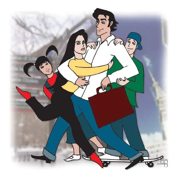 Editorial illustration for Gazeta Mercantil, digital, 2005-2006